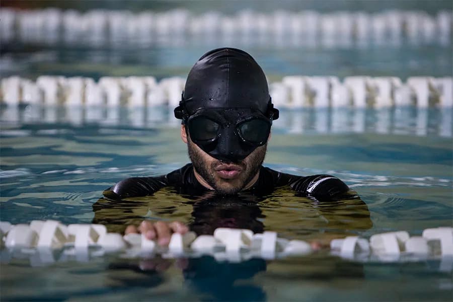 Entrenamiento de apnea en piscina